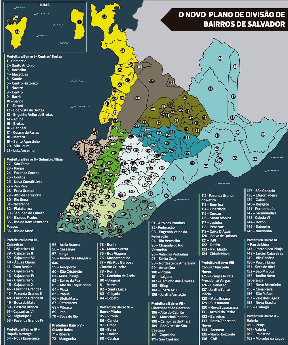 Mapa Racial De Salvador Bahia Desigualdades Espaciais